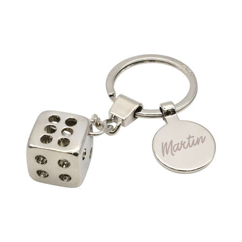 Personalised Lucky Dice Keyring