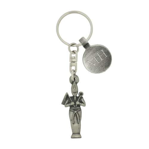 Personalised English Made Pewter Osiris Keyring