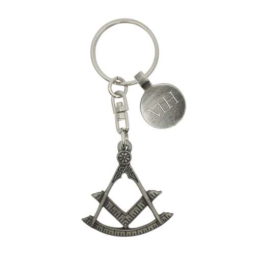 Personalised English Made Pewter Masonic Keyring