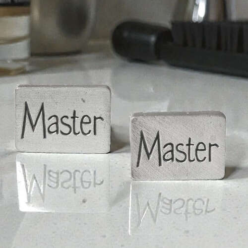 Master cufflinks Presented in a Leatherette Case