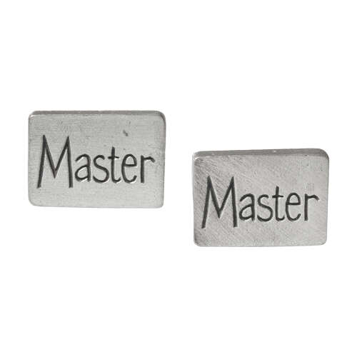 Master cufflinks Presented in a Leatherette Case