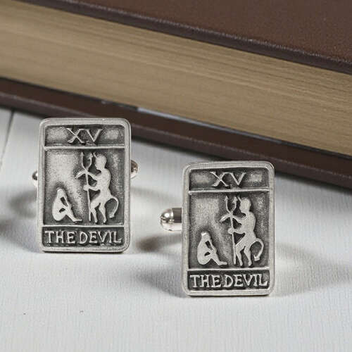 The Devil cufflinks Presented in a Leatherette Case