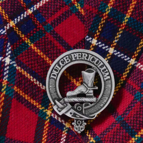 MacAuley Clan Cap Badge in Gift Box
