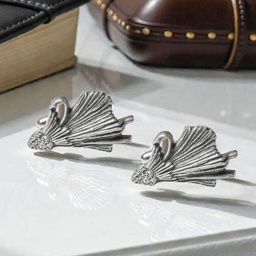 Fishing Fly Cufflinks Presented in a Leatherette Case