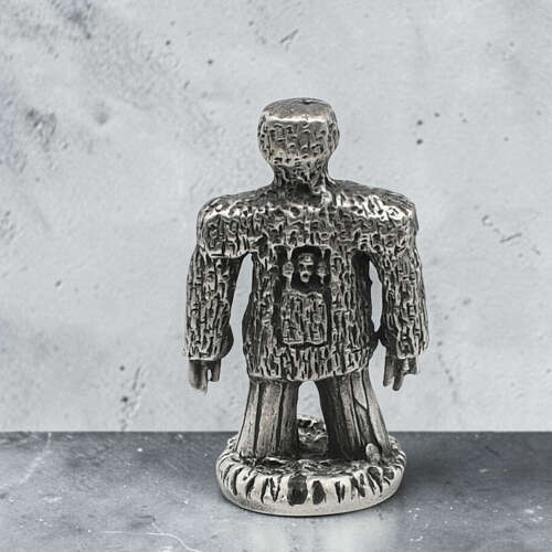 English Made Pewter Wicker Man Ornament
