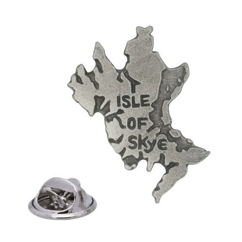 English Made Pewter Isle of Skye Lapel Pin Presented in a Box