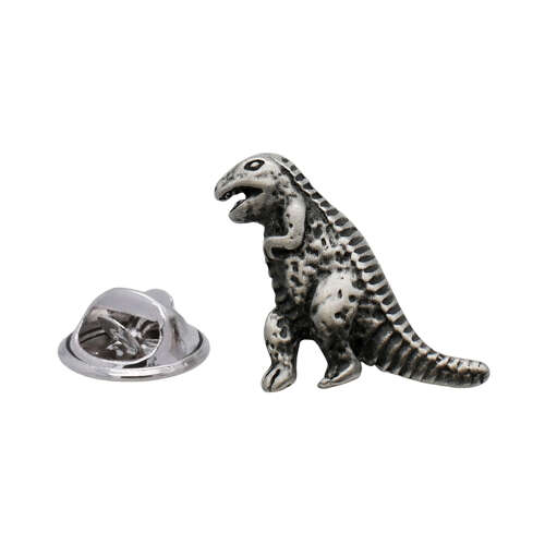 English Made Pewter Tyrannosaurus Rex Lapel Pin Presented in a Box