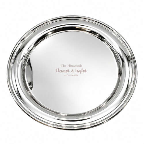 Personalised Maritime Tea Tray – Engraved Wedding Gift, Anniversary Present, Housewarming